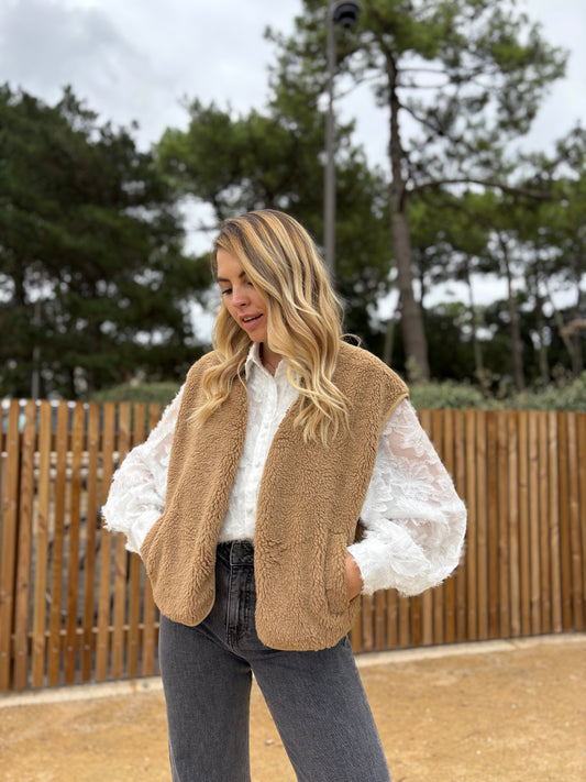 Veste sans manches ABY Camel