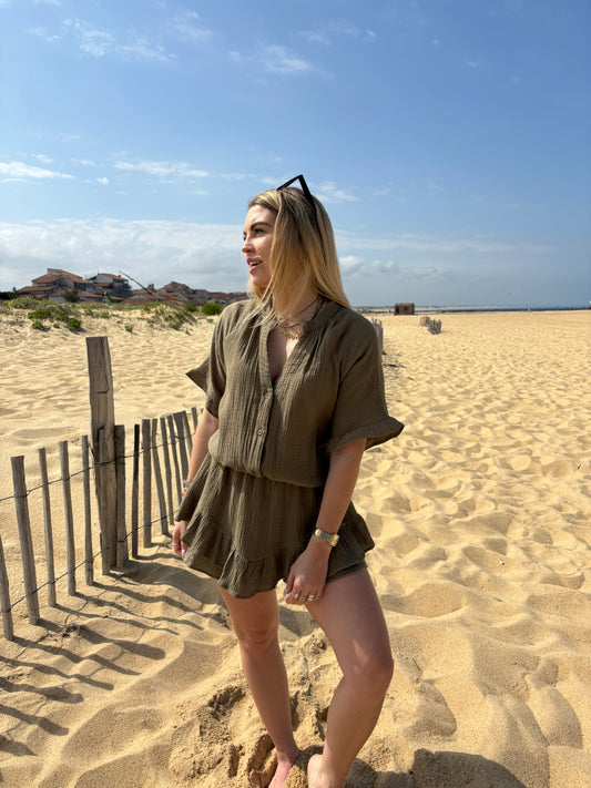Combishort ALBANE Kaki