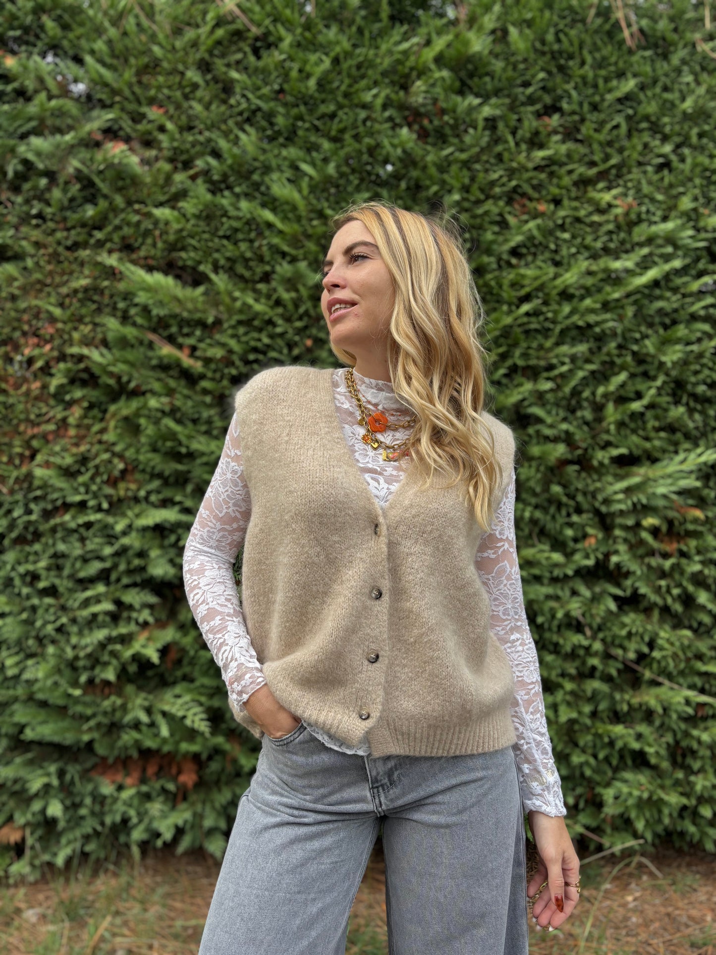 41 - Gilet TOM - Beige