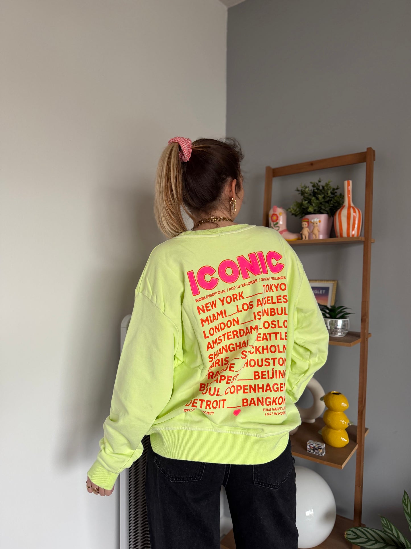 Sweat ICONIC Vert anis