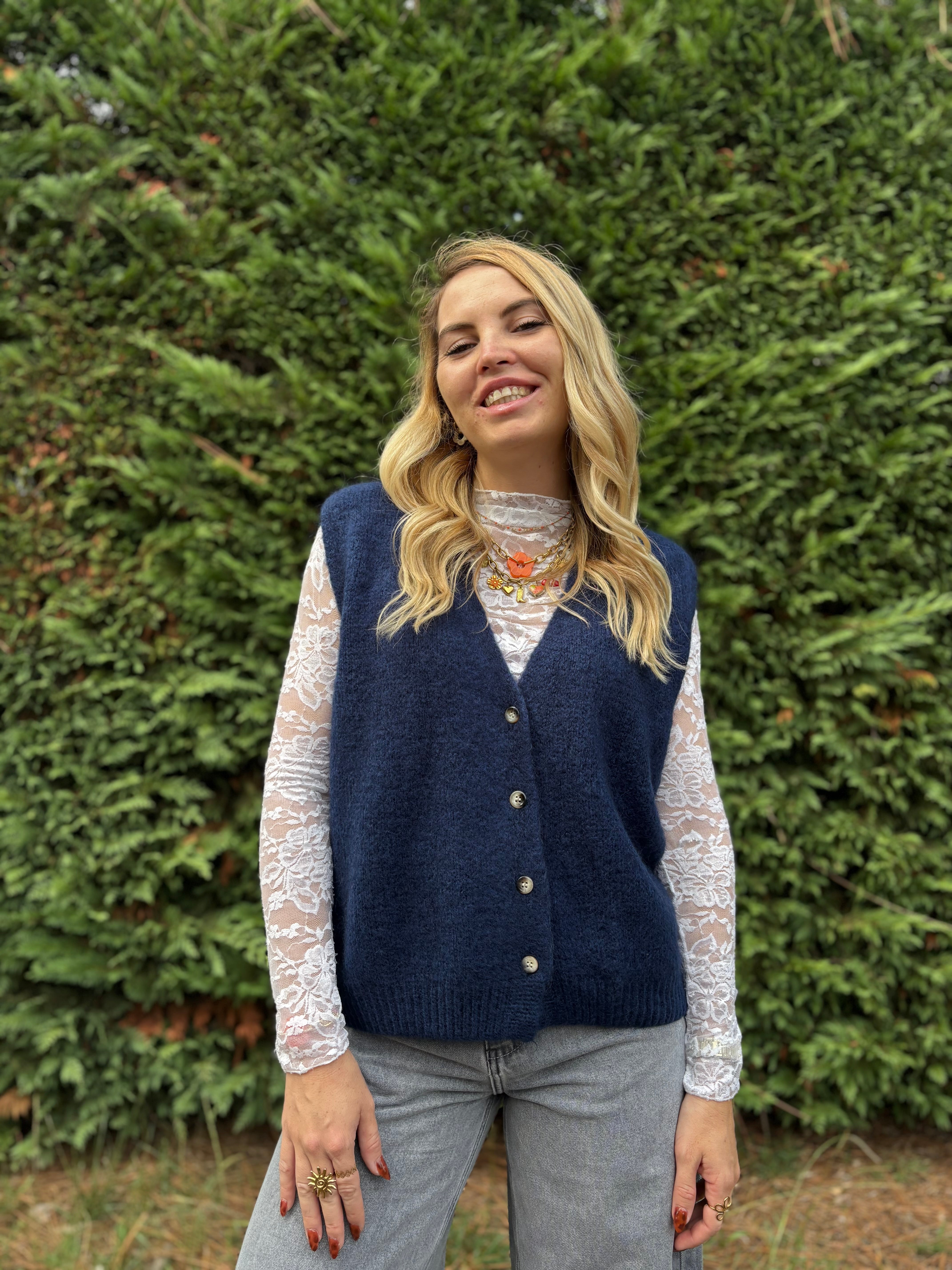 4 - Gilet TOM - Bleu marine
