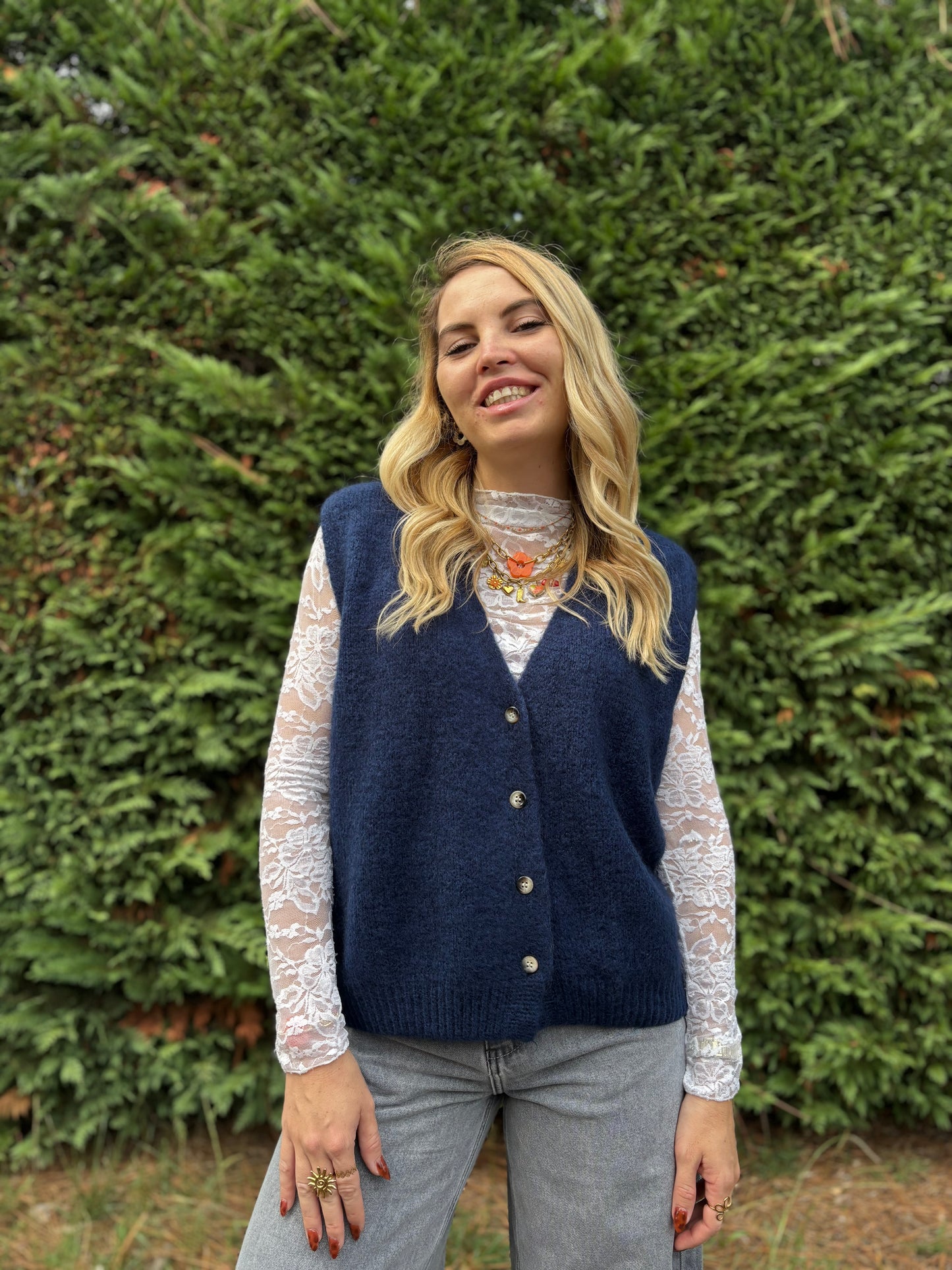 4 - Gilet TOM - Bleu marine