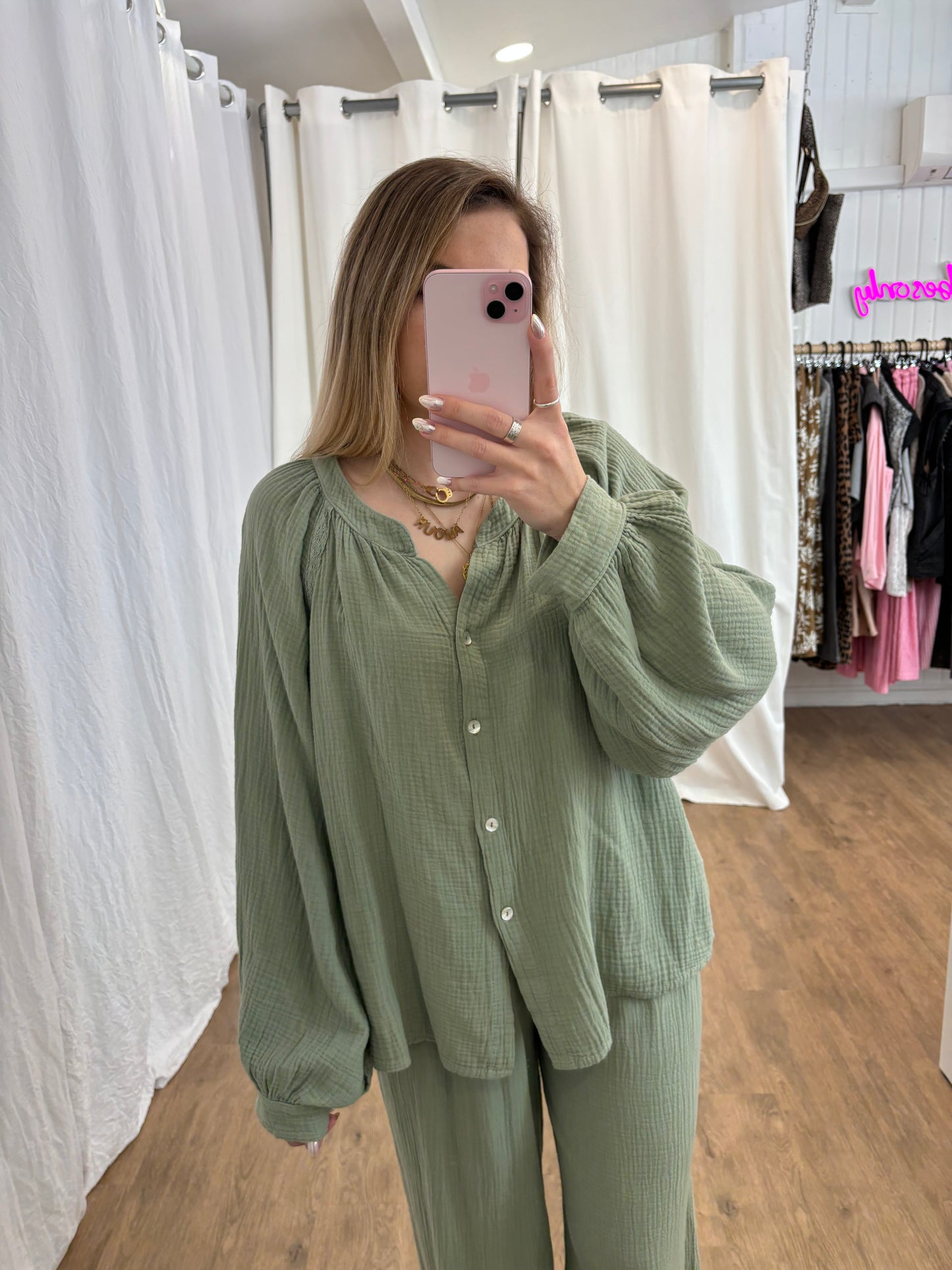 Blouse LYA Kaki clair