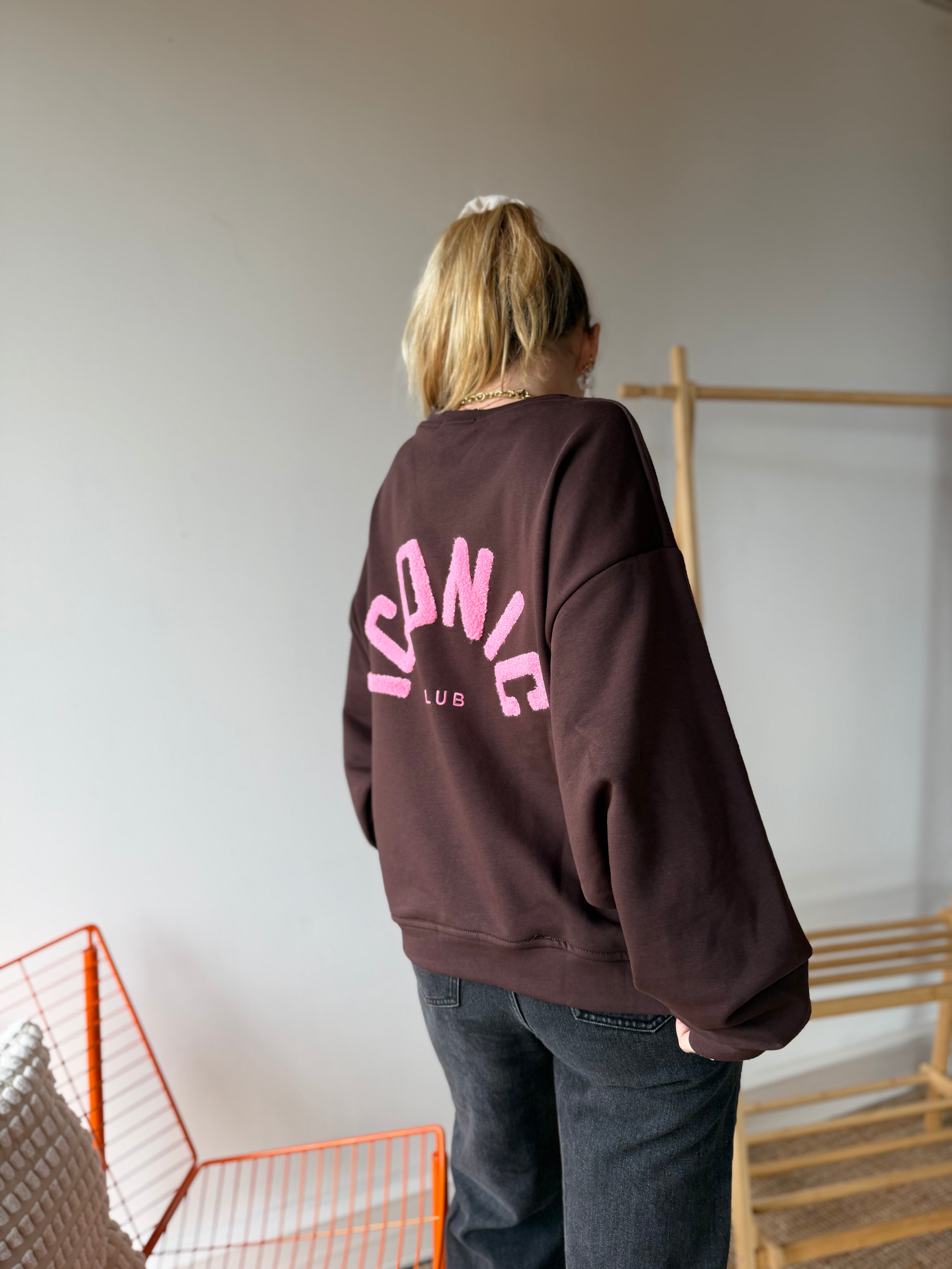 Sweat ICONIC CLUB Chocolat
