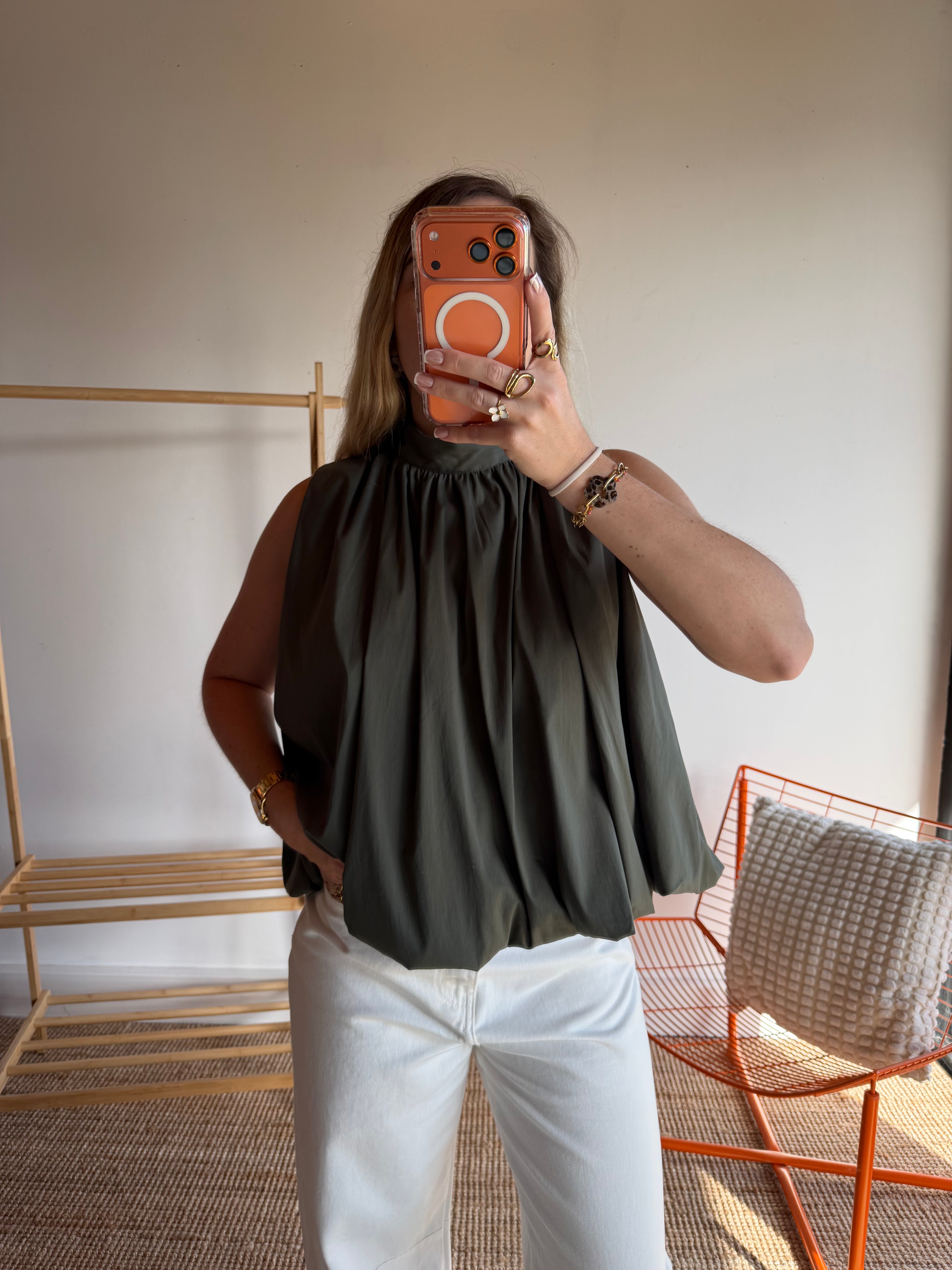 Top CARLA Kaki