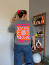 T-shirt SOLEIL (NEW FLUO) Gris
