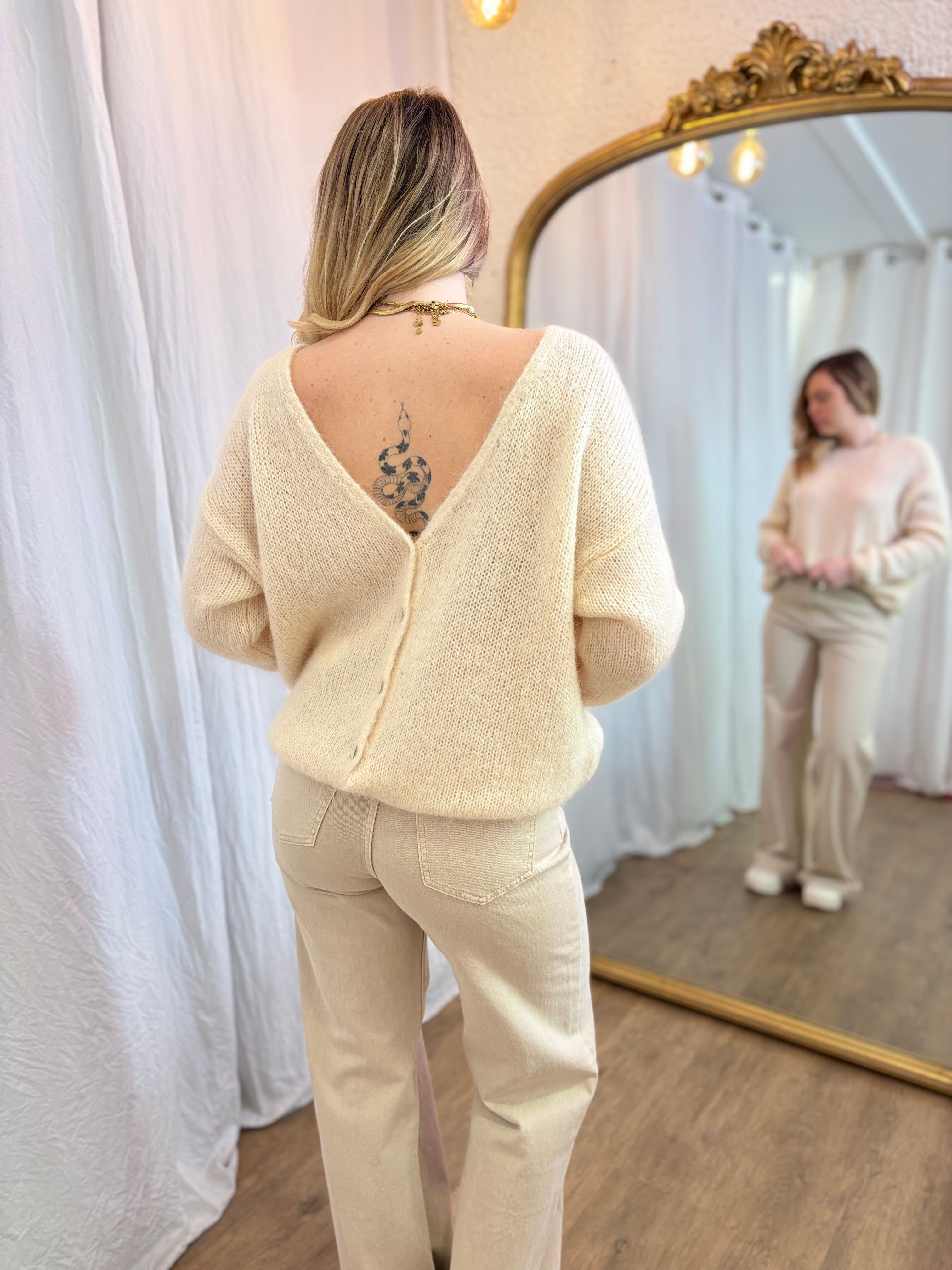 28 - Gilet LOU - Vanille