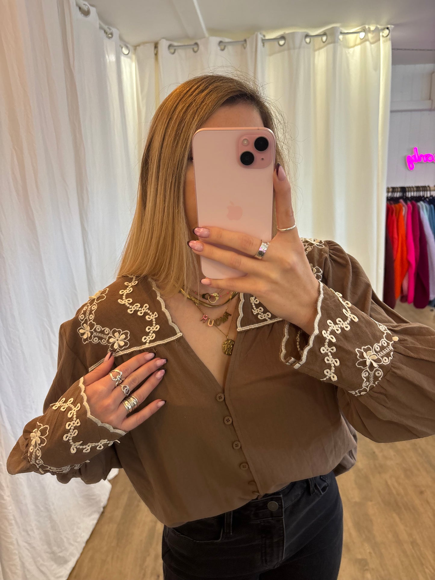 Blouse JULIA Chocolat