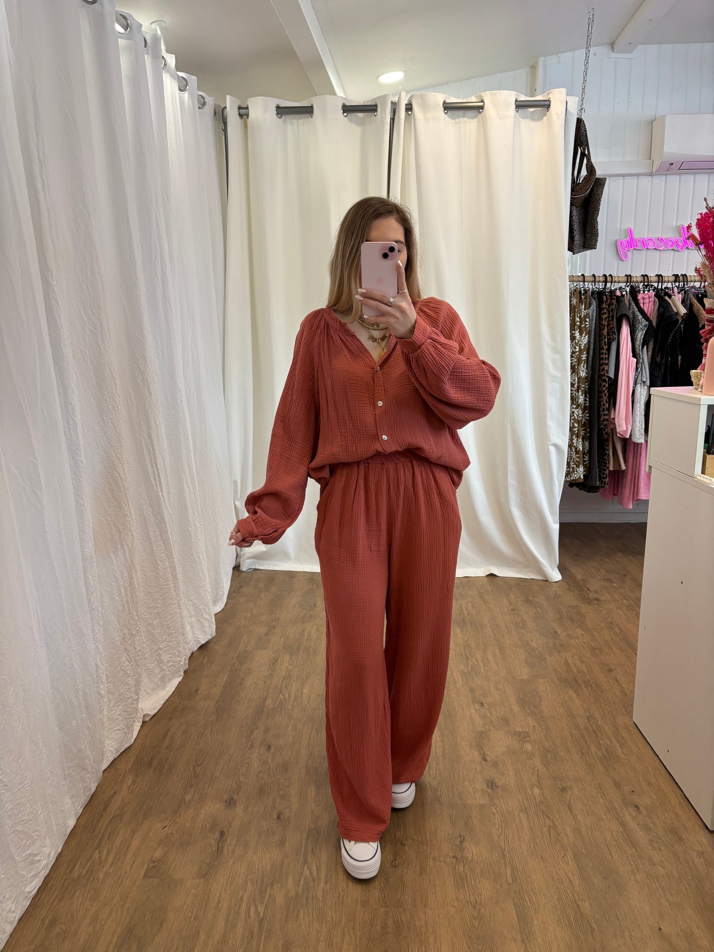 Pantalon LYA Terracotta