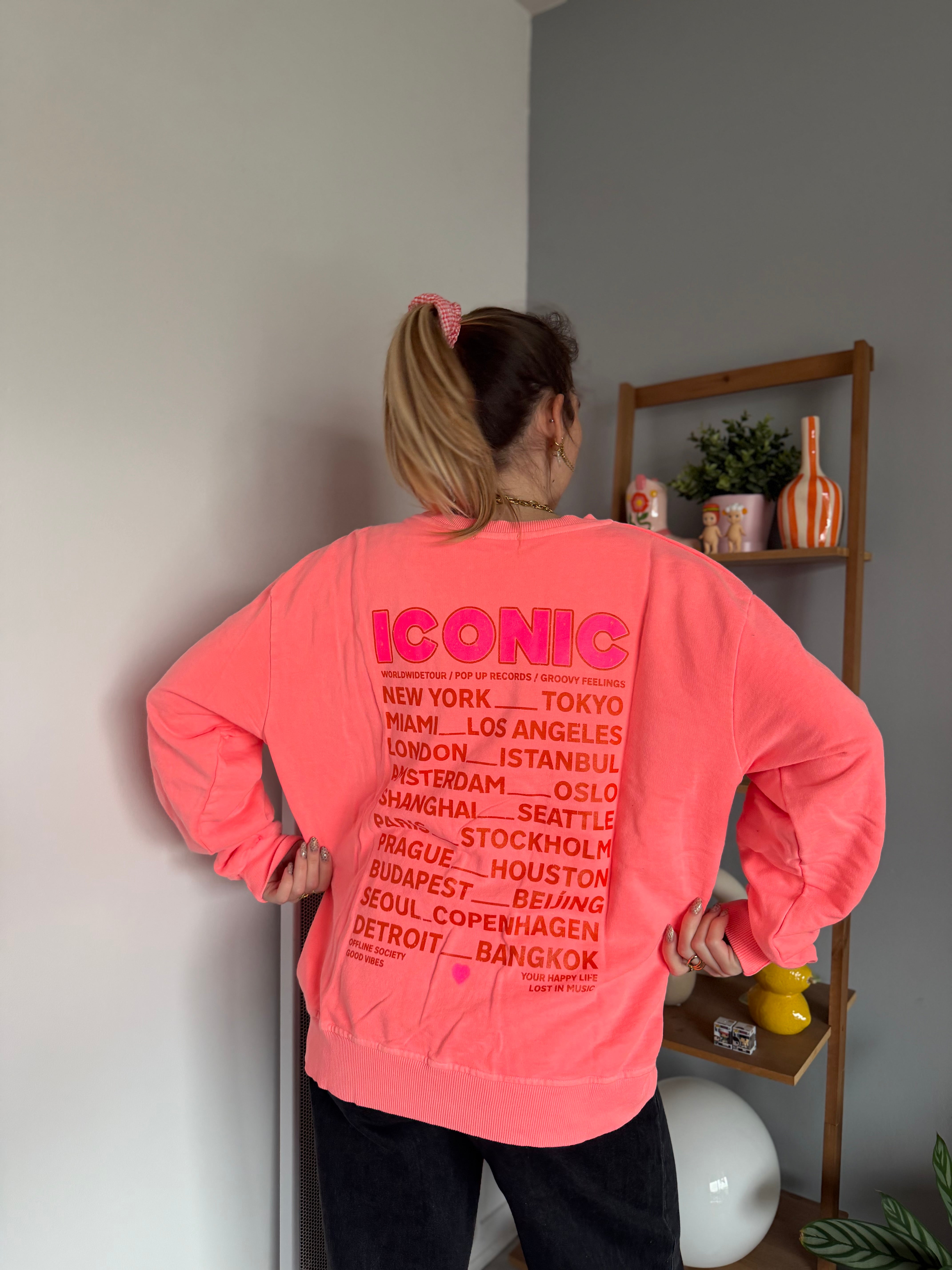 Sweat ICONIC Corail fluo