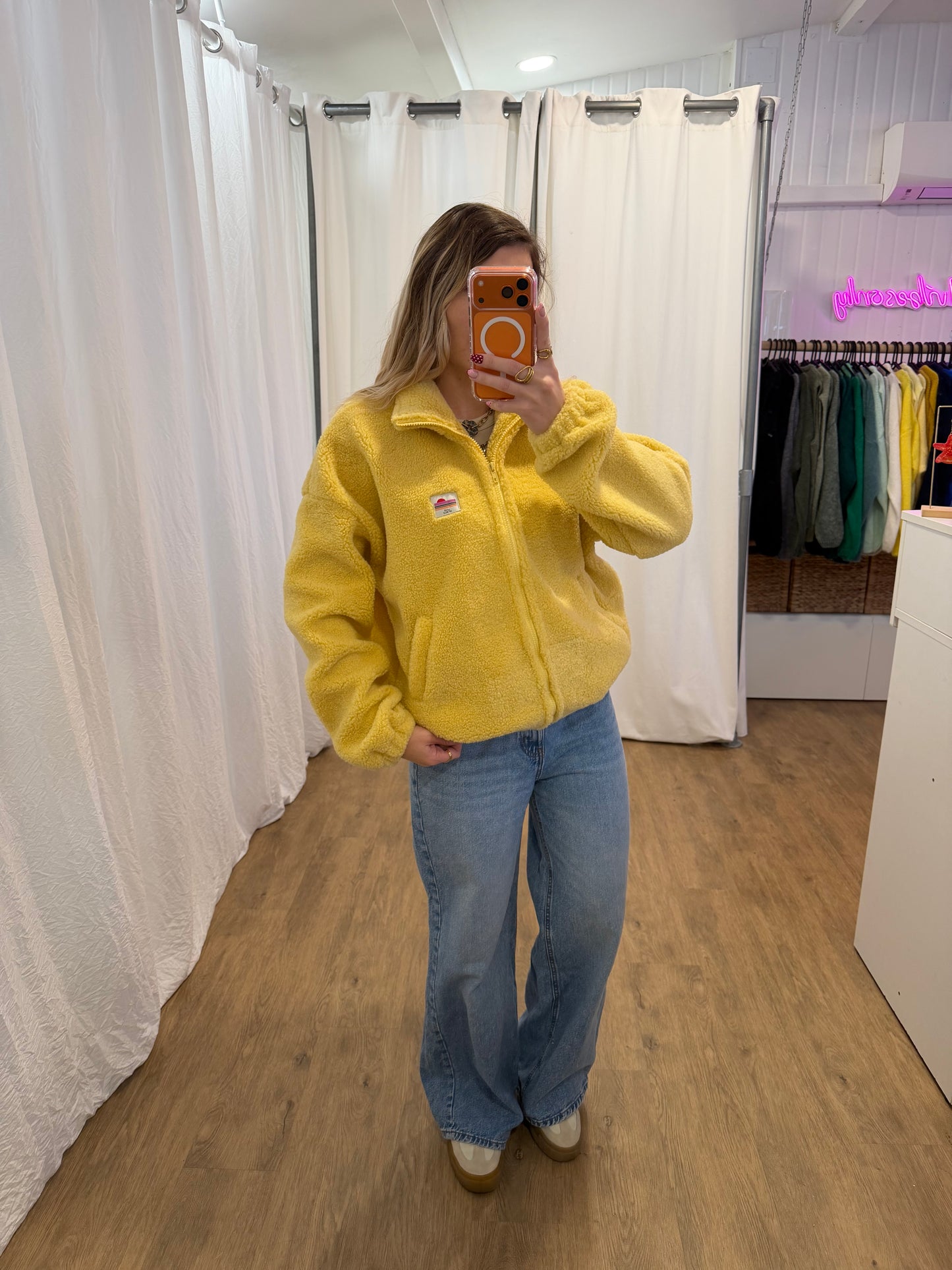 Veste polaire AVA Jaune