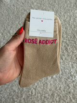Chaussettes montantes ROSÉ ADDICT