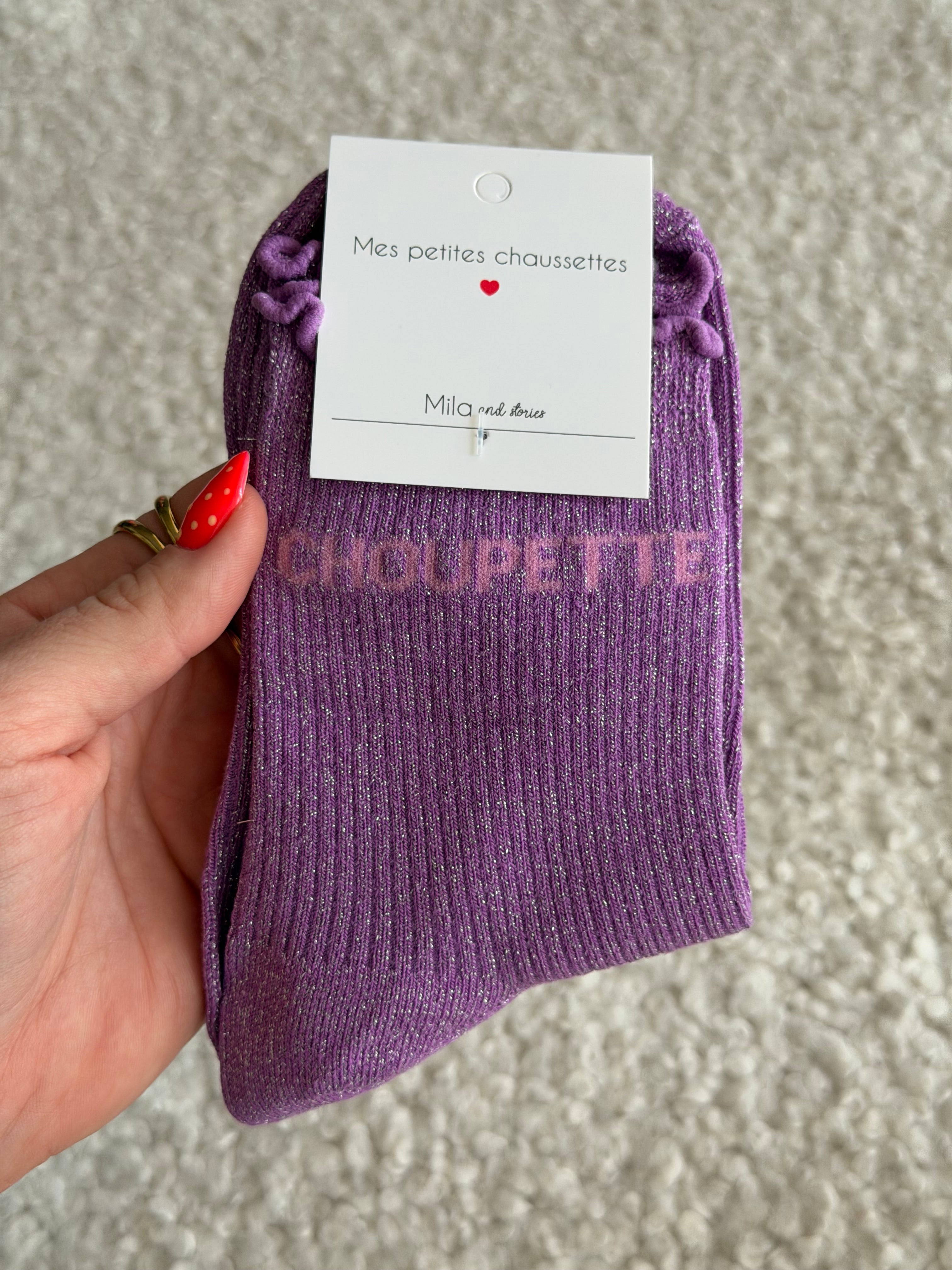 Chaussettes montantes CHOUPETTE