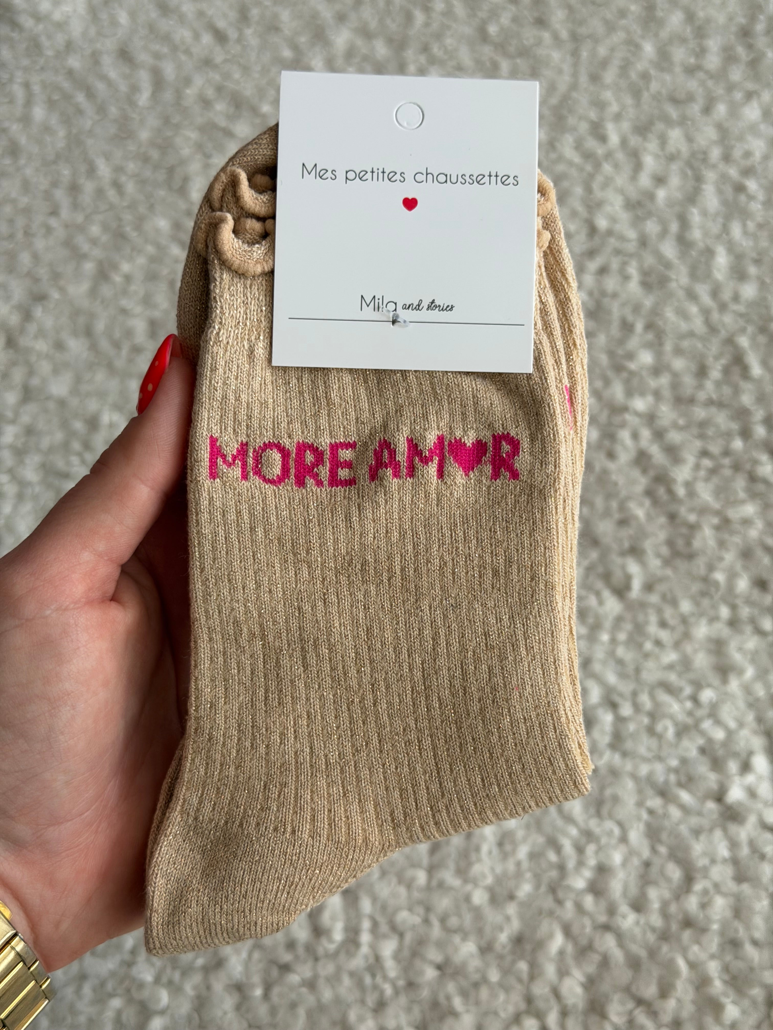 Chaussettes montantes MORE AMOR