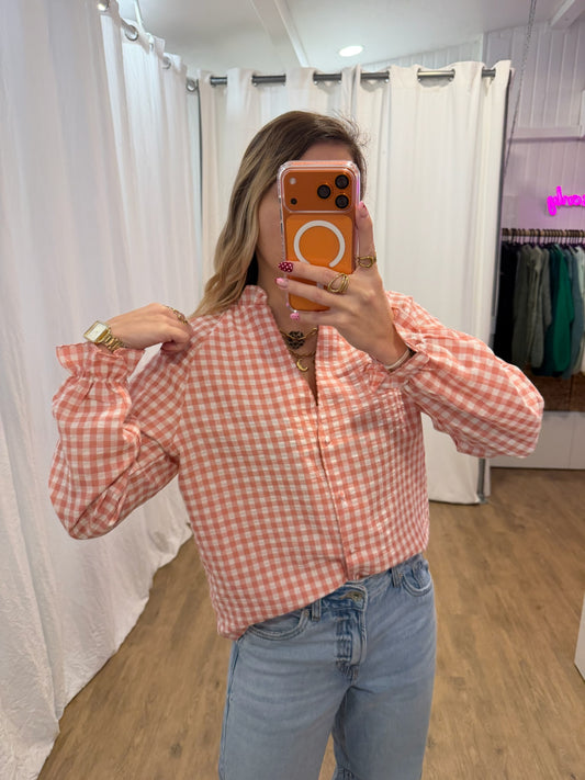 Blouse LENNY vichy rose