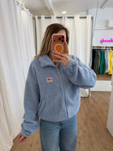 Veste polaire AVA Bleu Ciel