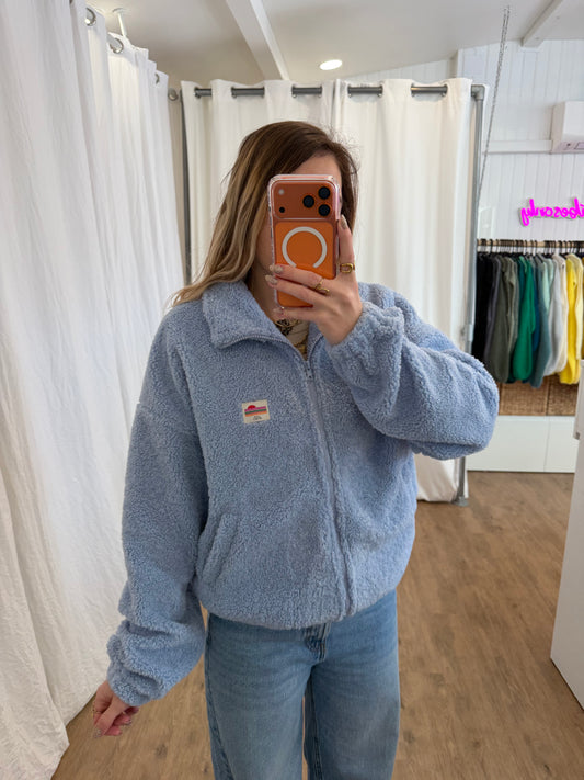 Veste polaire AVA Bleu Ciel