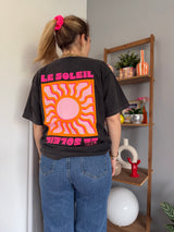 T-shirt SOLEIL Noir (NEW FLUO)
