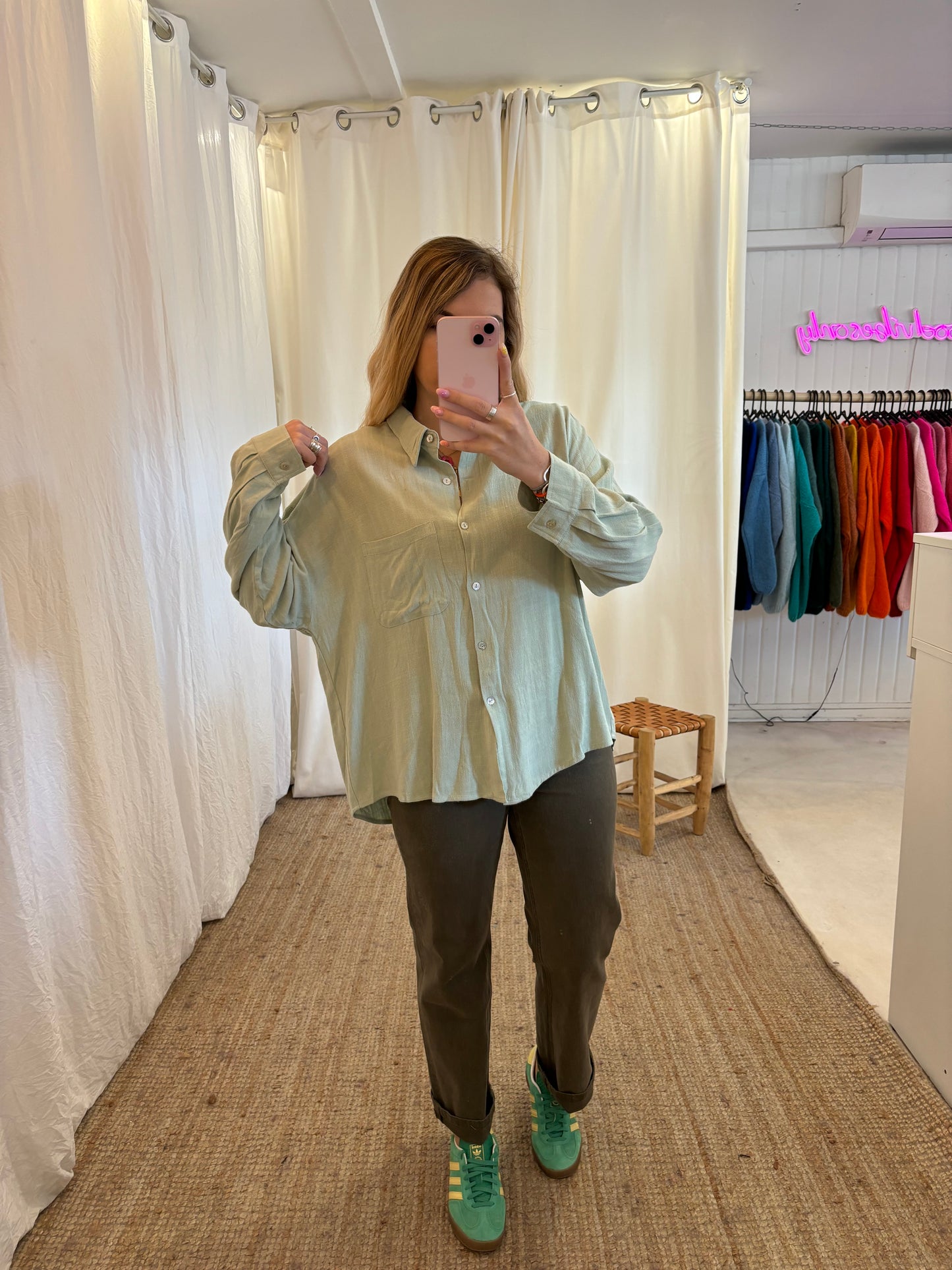 Chemise GABRIELA Vert d’eau