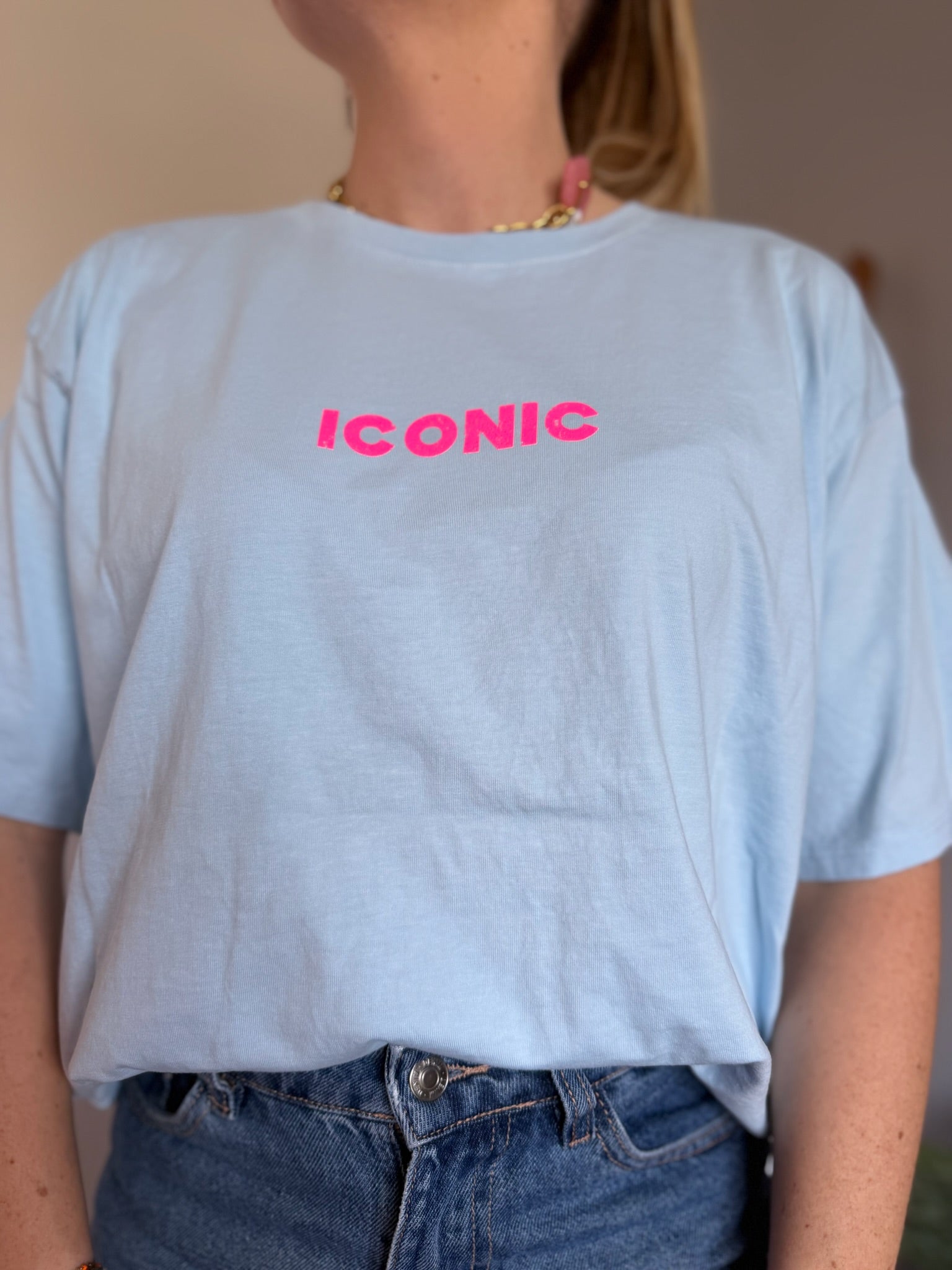 T-shirt ICONIC Bleu ciel