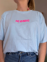 T-shirt ICONIC Bleu ciel