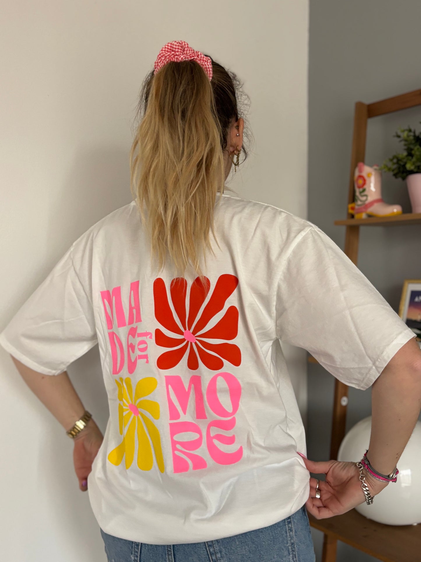 T-shirt MADE FOR MORE Blanc