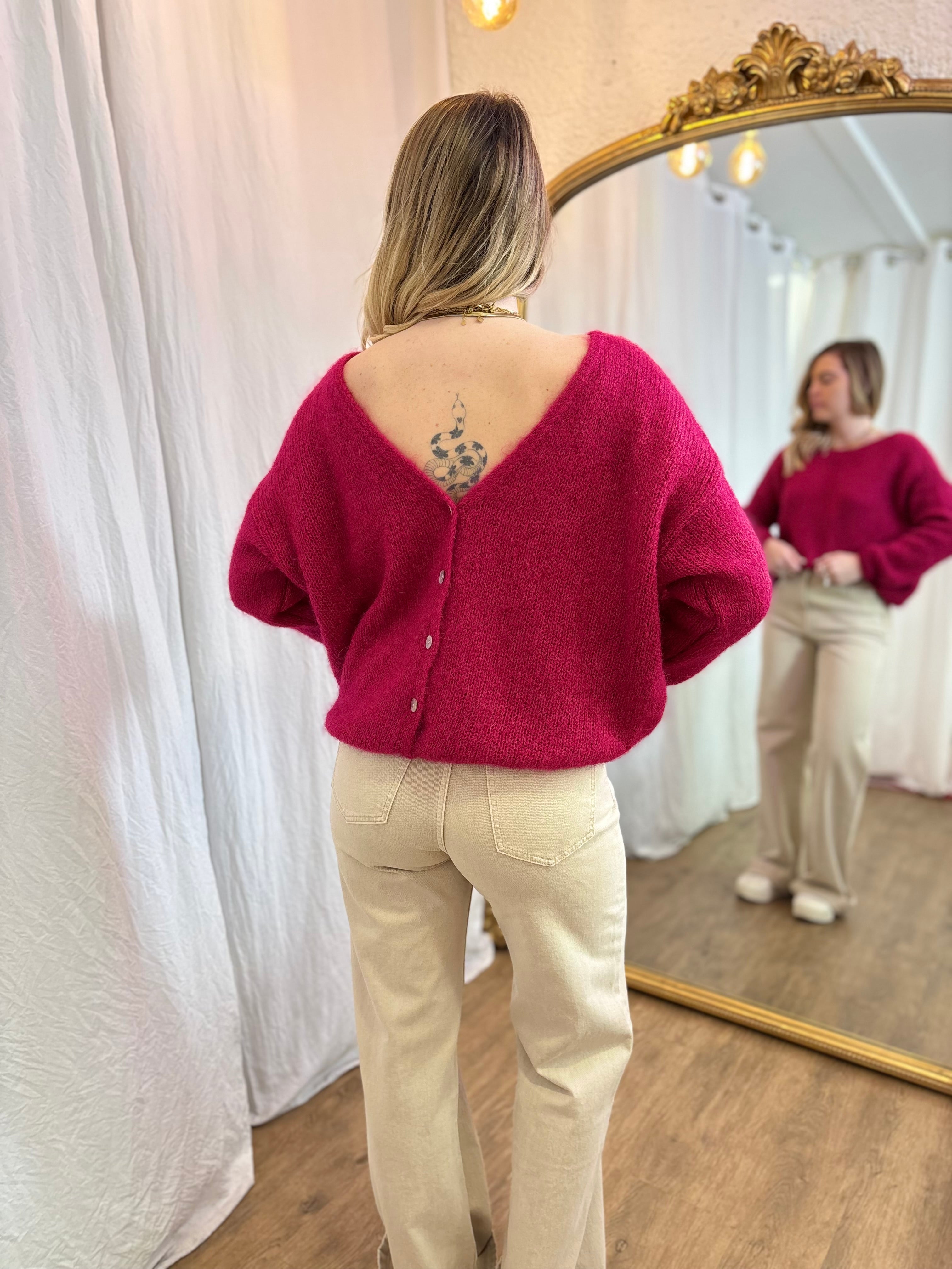 66 - Gilet LOU - Fuschia 🧡