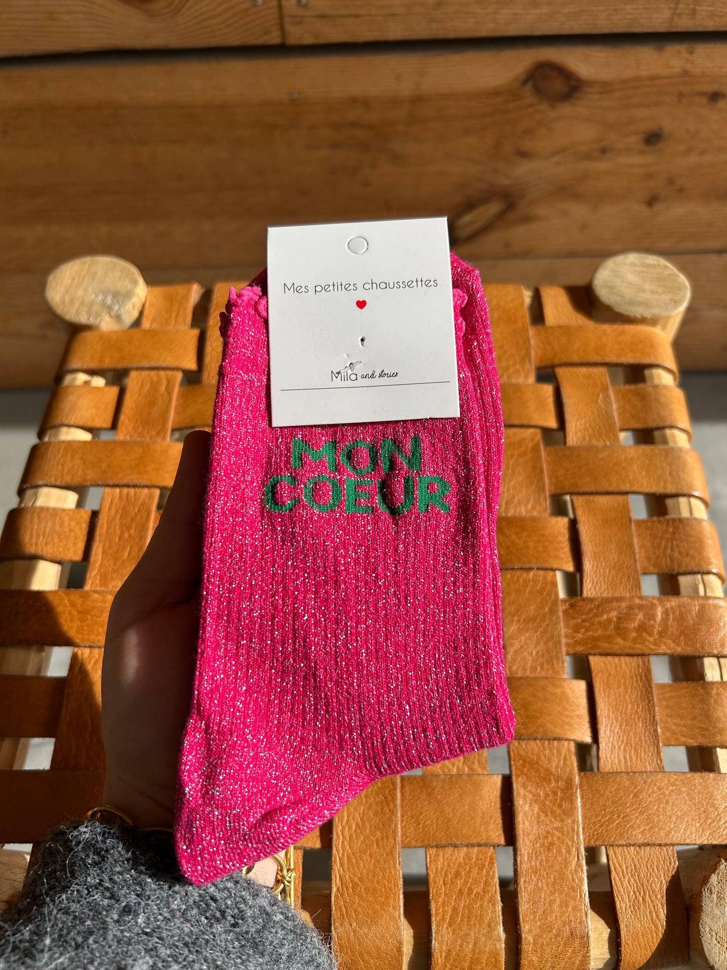 Chaussettes MON COEUR montantes