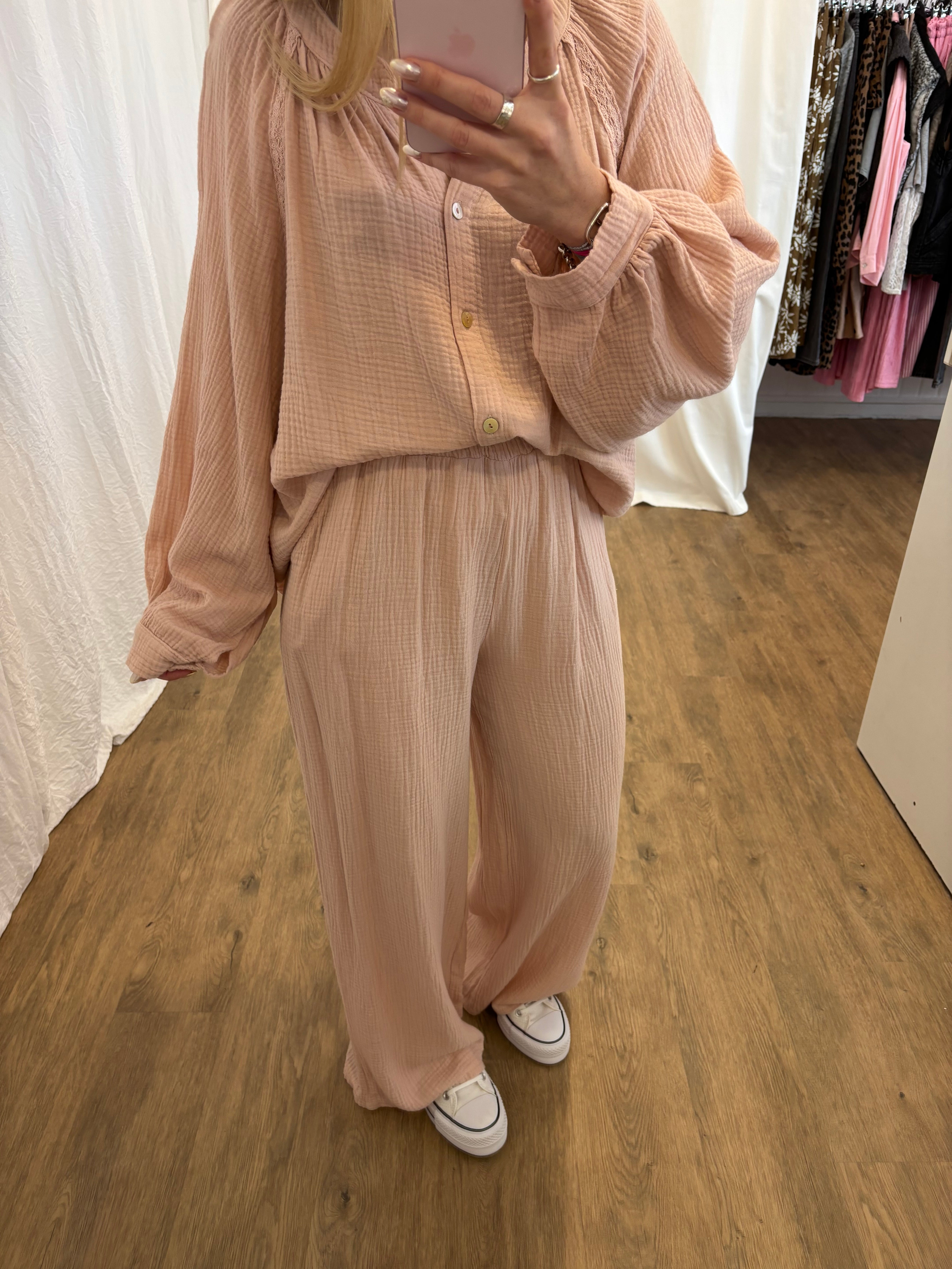Pantalon LYA Rose clair