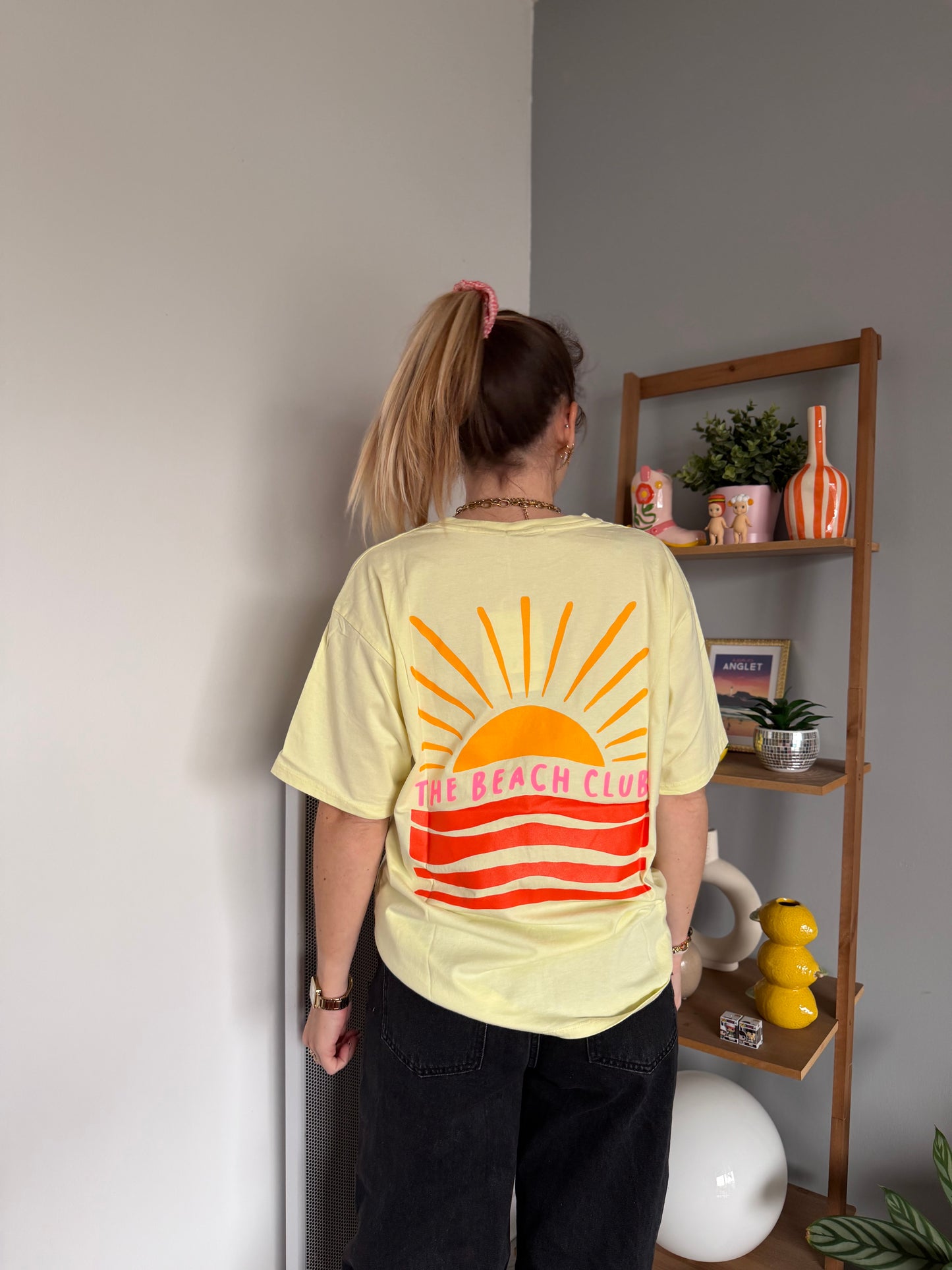 T-shirt THE BEACH CLUB Jaune