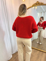 62 - Gilet LOU - Rouge flash 🧡