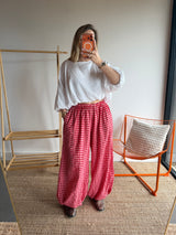 Pantalon DIANE Rouge