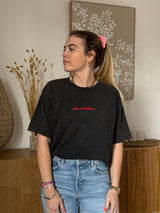 T-shirt OUT OF OFFICE Noir •