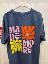 T-shirt MADE FOR MORE Bleu marine