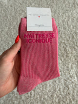 Chaussettes montantes MAÎTRESSE ICONIQUE