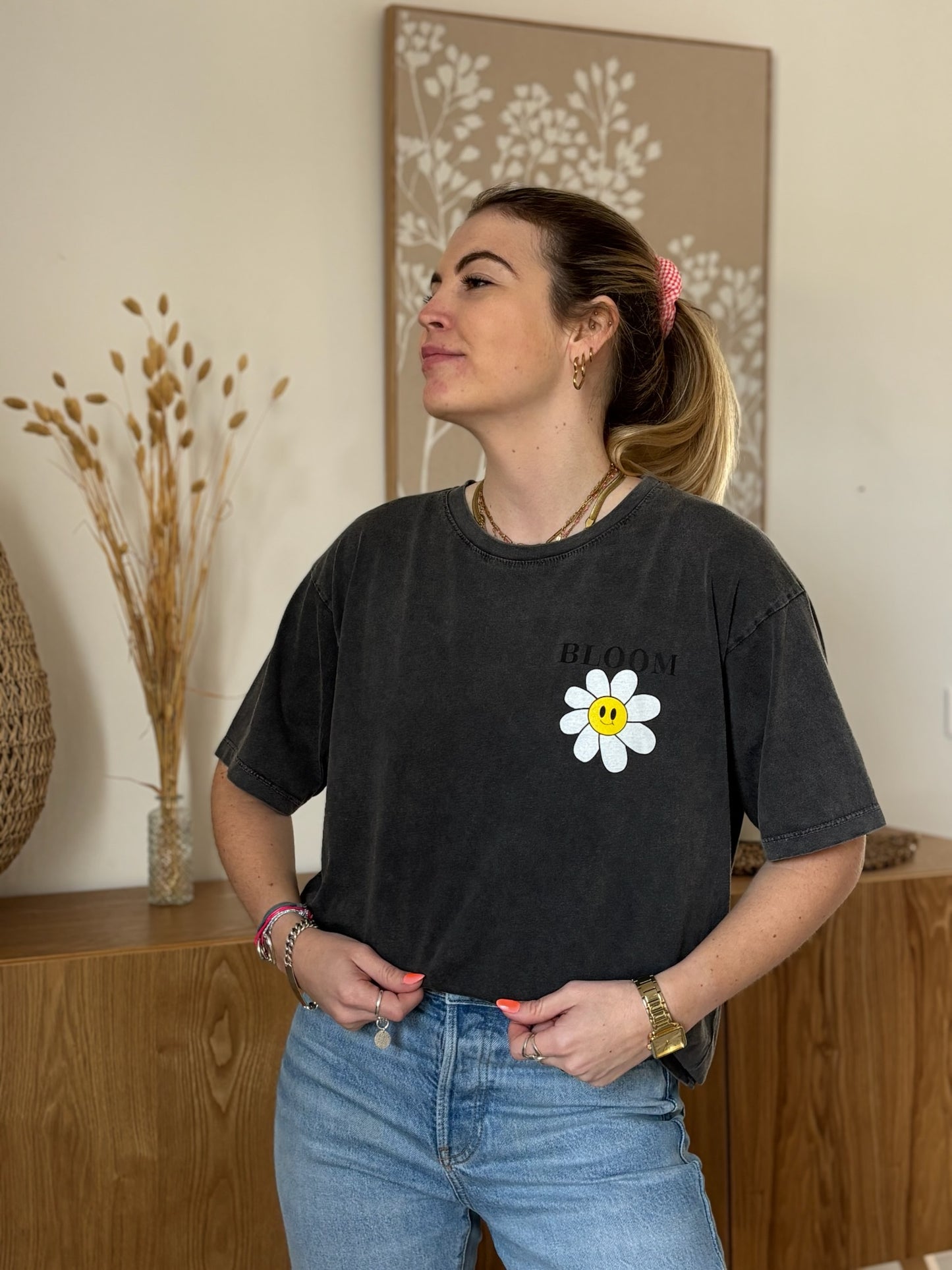 T-shirt BLOOM Noir