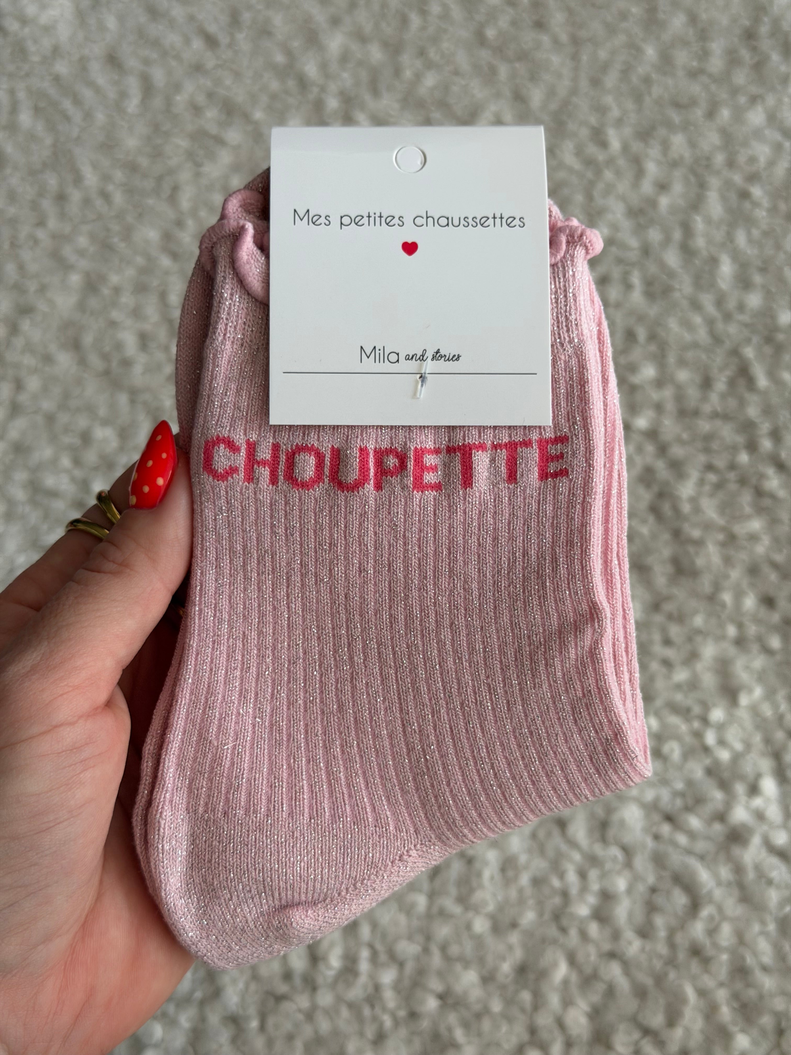 Chaussettes montantes CHOUPETTE