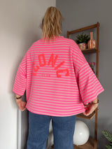 T-shirt marinière ICONIC Rose + Rose