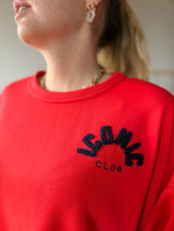 Sweat ICONIC CLUB Rouge