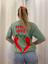 T-shirt SPICY LOVE Vert ••