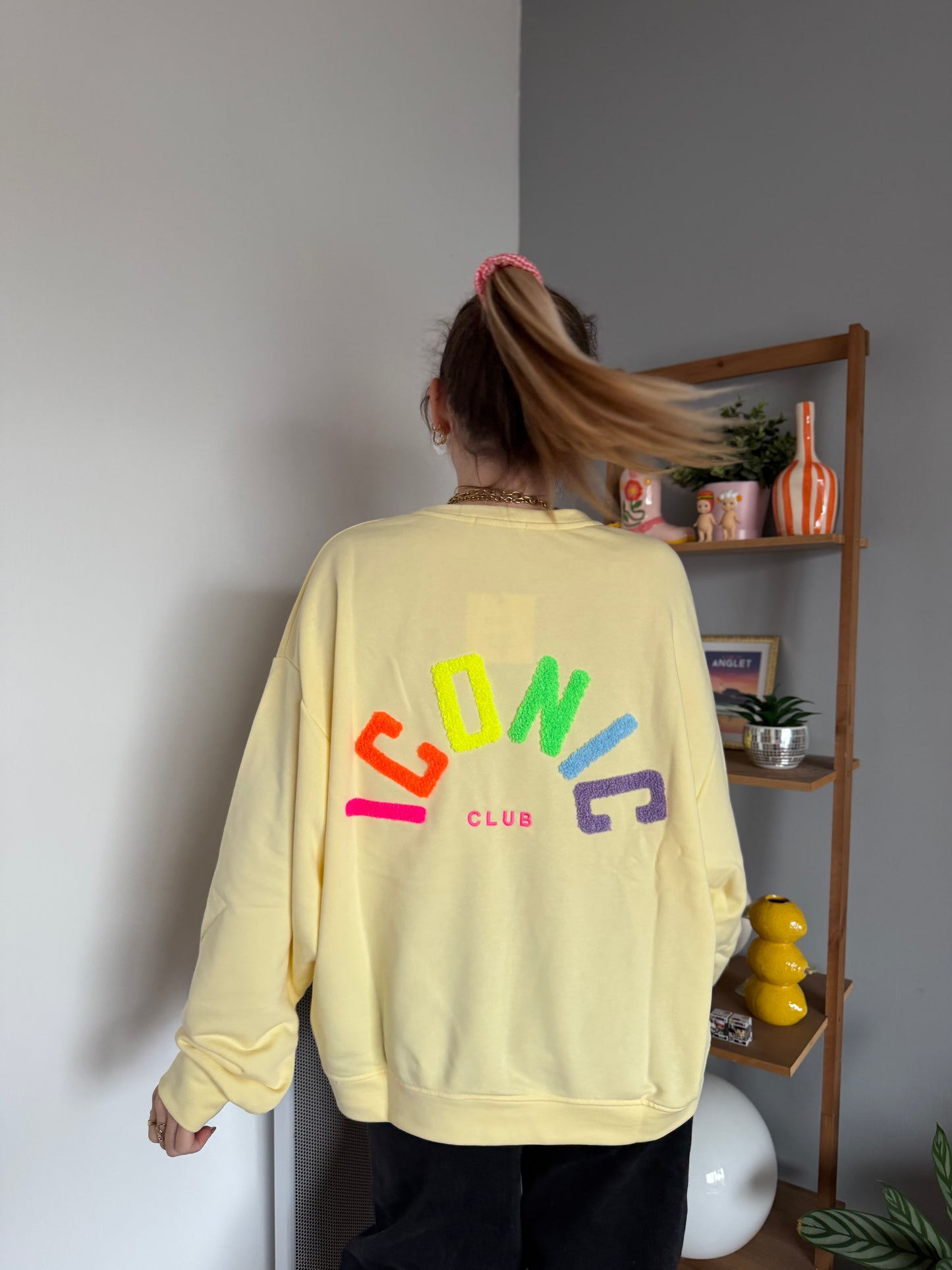 Sweat ICONIC Jaune + Jaune + Multicolore