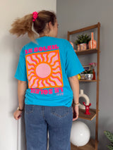T-shirt SOLEIL Aqua (NEW FLUO)