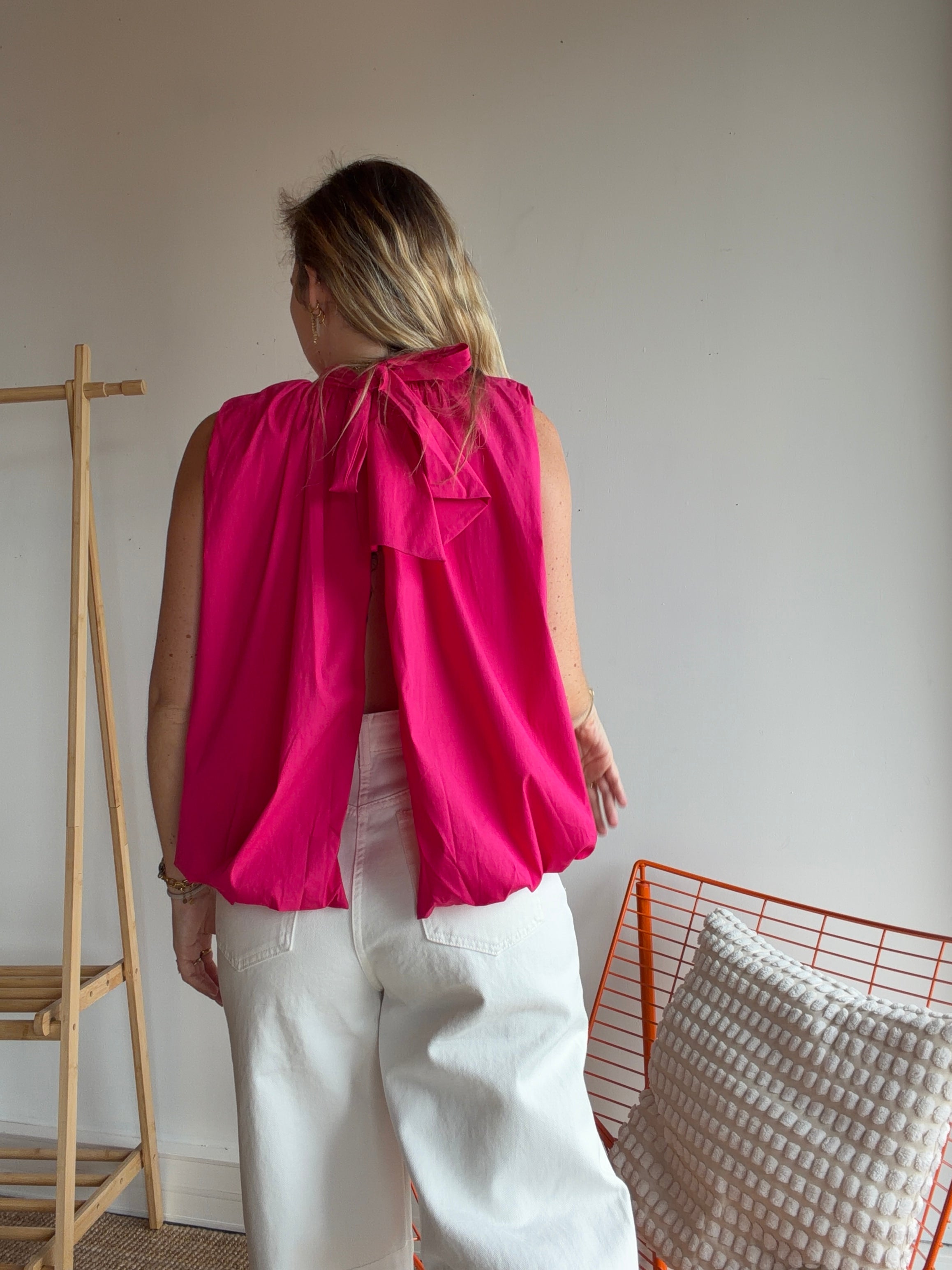 Top CARLA Fushia