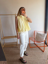Top CARLA Jaune