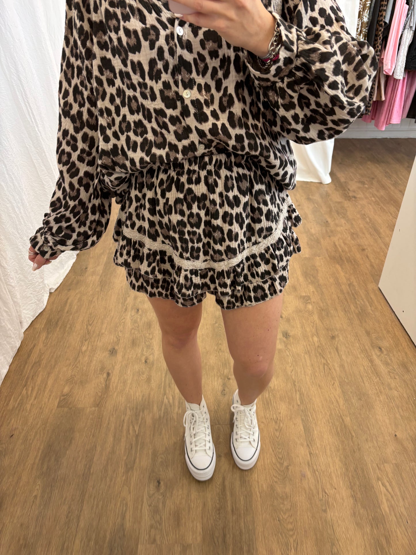 Short LYA Léopard beige