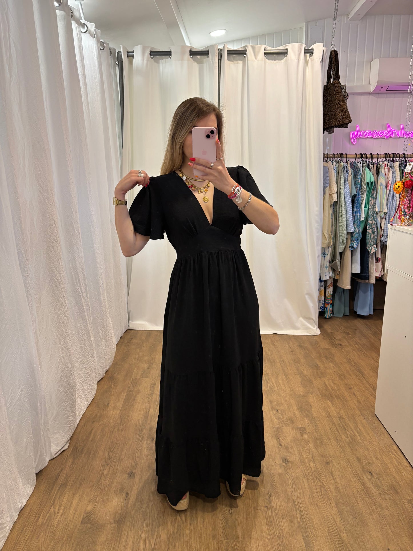 Robe longue EMMA Noir