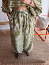 Pantalon DIANE Vert anis