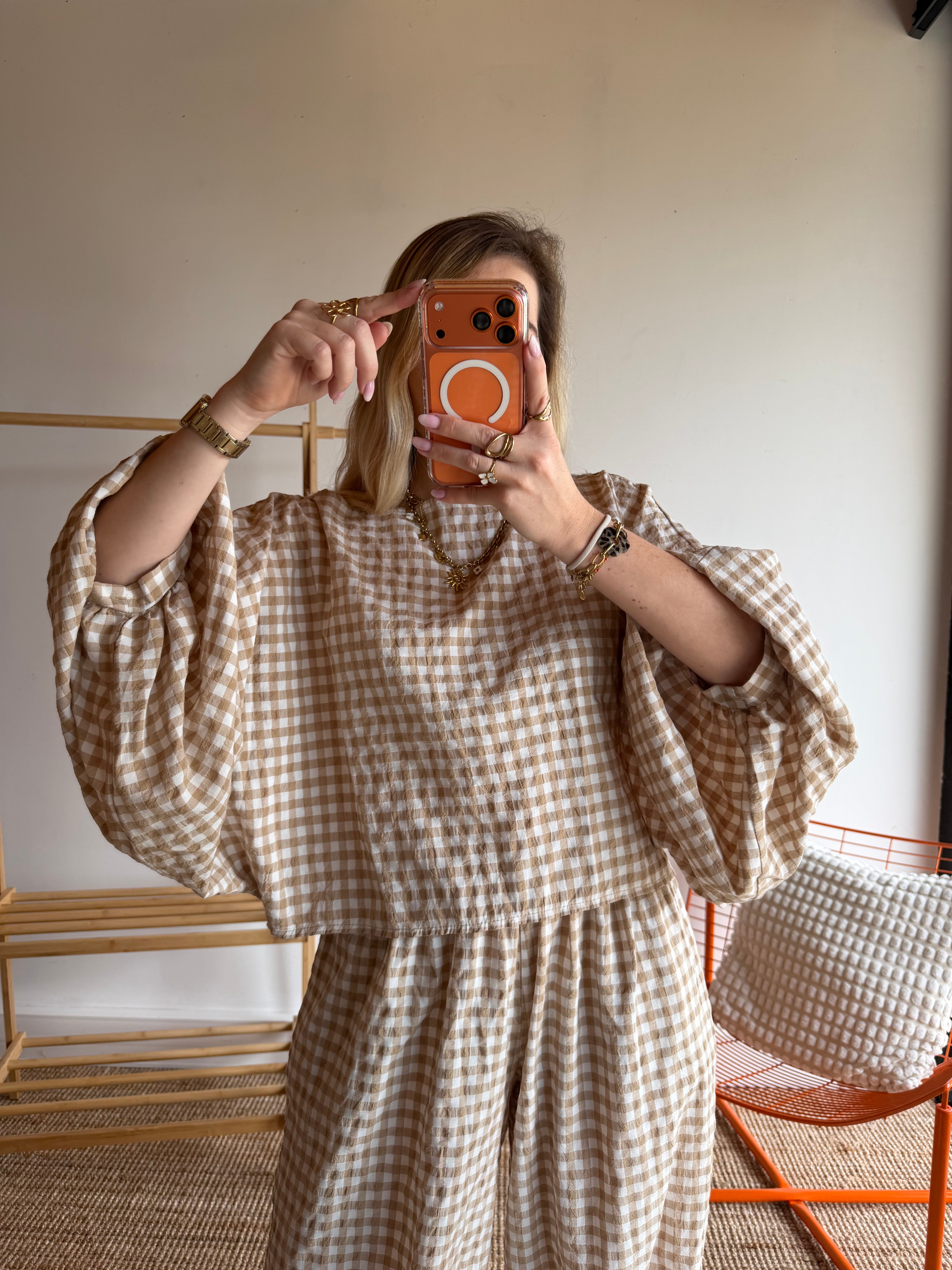 Blouse DIANE Beige