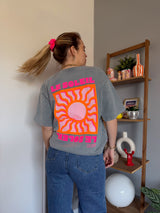 T-shirt SOLEIL (NEW FLUO) Gris