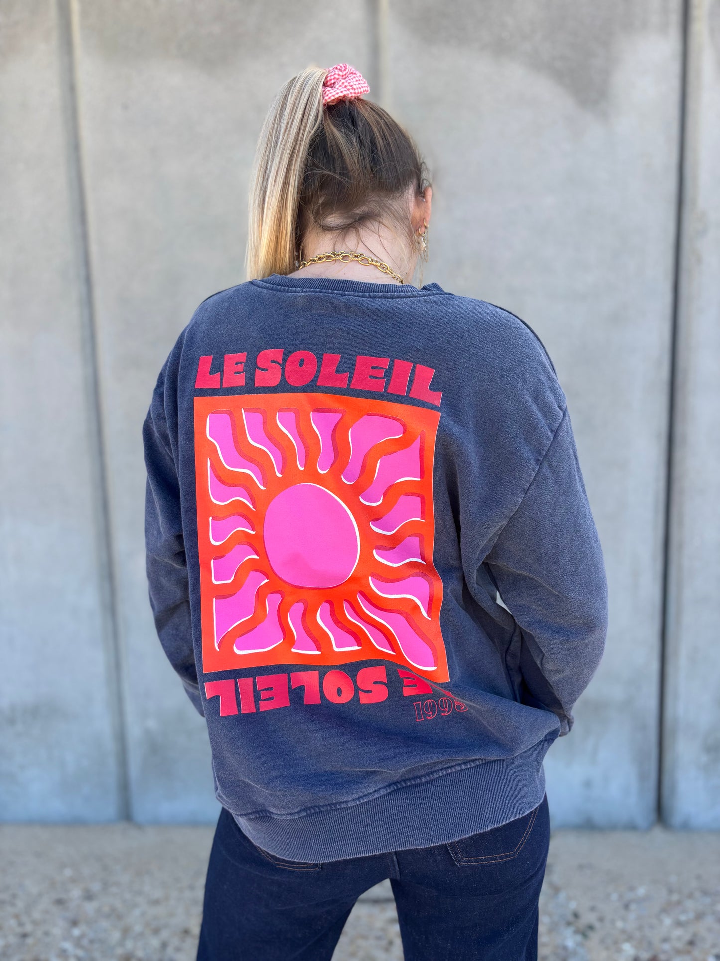 Sweat SOLEIL Bleu marine